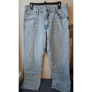 Wrangler Premium Quality Jeans Men's 34x30 Light Wash Regular Fit Straight Denim